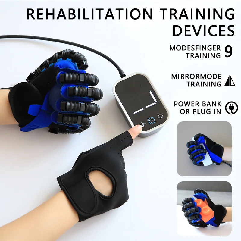 Roboterhandschuhe, Handrehabilitation, automatischer Handtrainer, Rehabilitation, Rehab-Therapie, Hemiplegie-Handschuhe, Fingertrainer, Schlaganfall