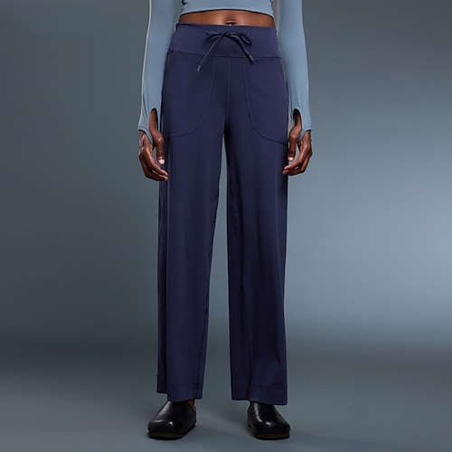Per uomo Pantaloni fitness Pantaloni da Pilates Pantaloni da allenamento Coulisse Tasche Laterali con Tasca per Telefono Allenamento in Palestra Corsa Fitness Pantaloni Leggings Tinta unica Grigio