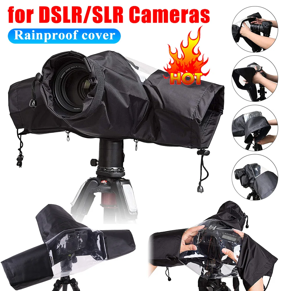 Wasserdichte Kamera Regenschutz Regenmantel Schutz tragbare regens ichere Zubehör für Canon Nikon Sony Panasonic Fuji DSLR-Kamera