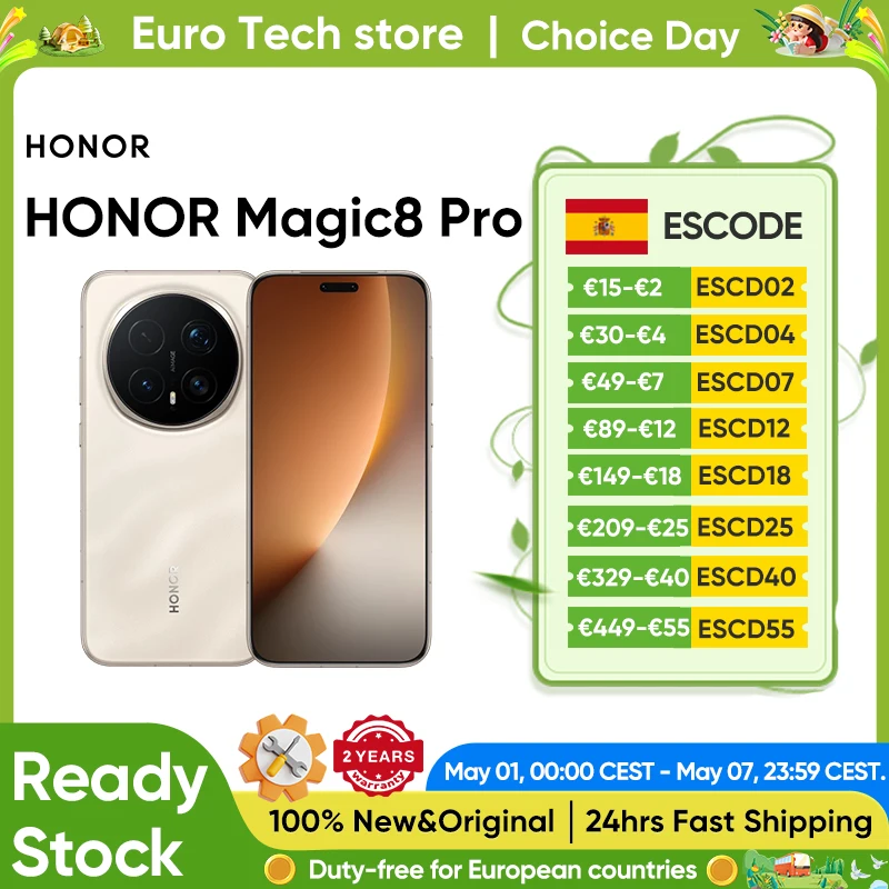EU-Version HONOR Magic 8 Pro 5G Smartphone Snapdragon 8 Elite Gen 5 200MP AIMAGE 6270mAh 100W 6,71'' OLED NFC eSIM Honor Image