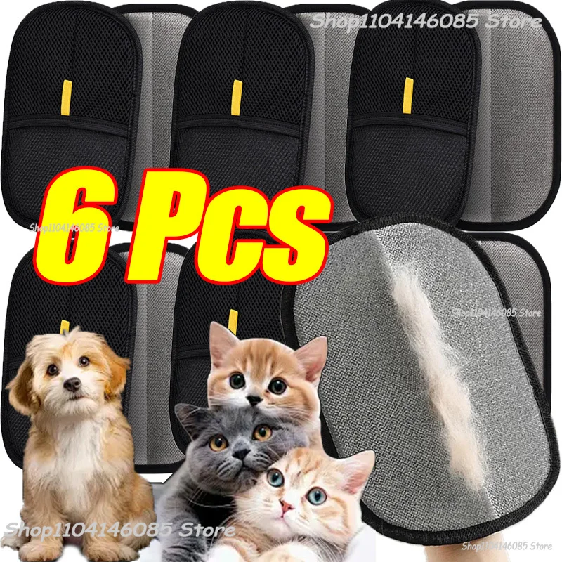 Pet Elektrostatische Haar Entfernung Handschuhe Hund Katze Haar Entfernung Pinsel Handschuhe Haar Klebe Handschuhe Teppich Kleidung Haar Reinigung Pinsel