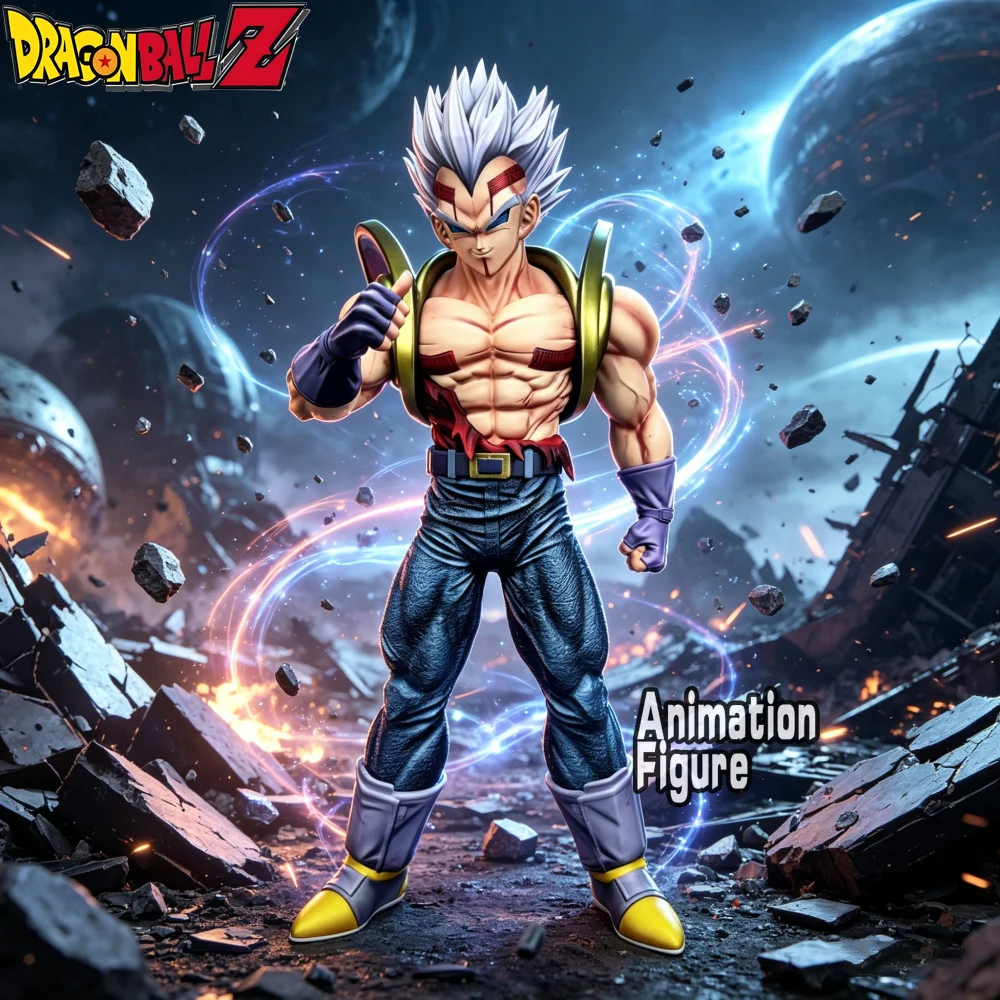Statuetta Anime Dragon Ball Z Super Baby Vegeta 27-30,5cm, Action Figure in PVC, Ornamento da Scrivania, Modellino da Collezione, Giocattolo Regalo