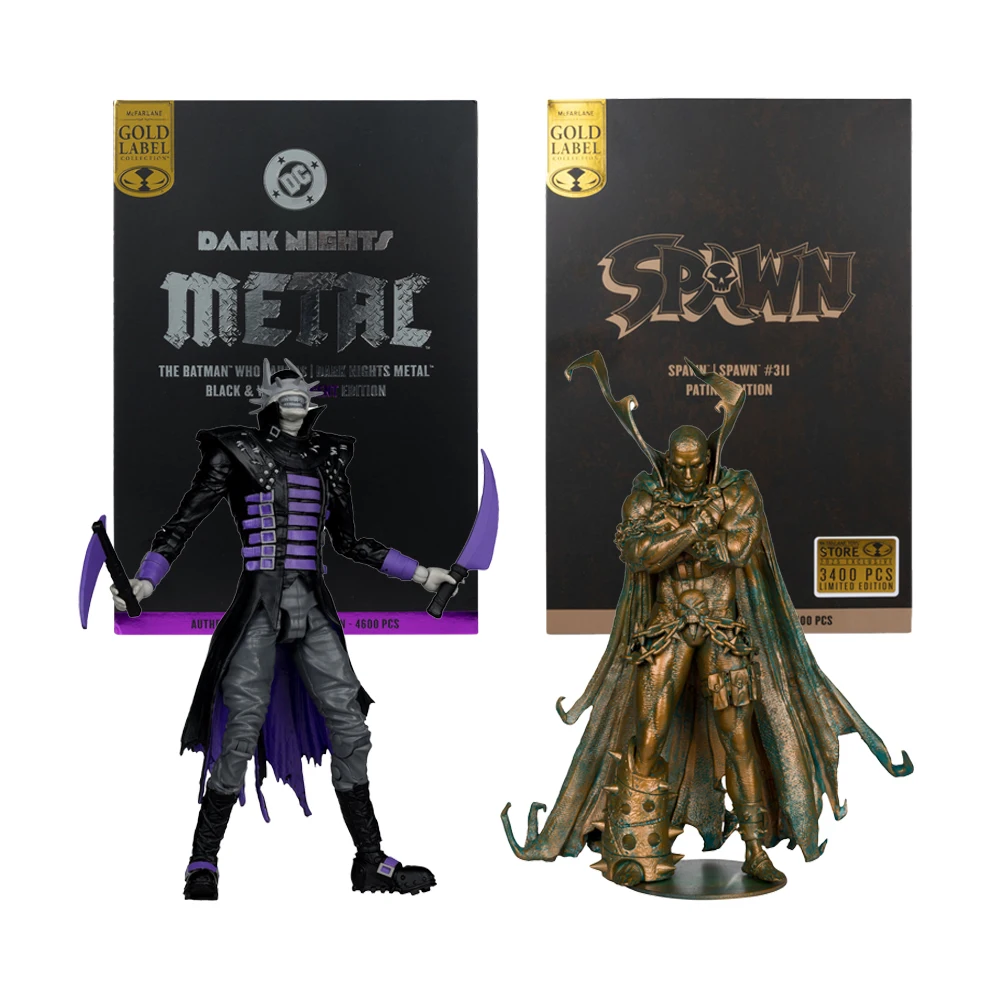 McFarlane Toys The Batman Who Laughs Black/Spawn 311 Action Figure da 7 pollici Modello Bambola Kit Garage Kit