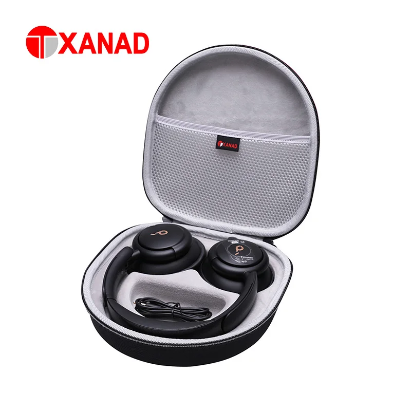 XANAD Custodia rigida per Anker Soundcore Life Q35/Q30/Q20 Cuffie ibride con cancellazione attiva del rumore Custodia protettiva per il trasporto