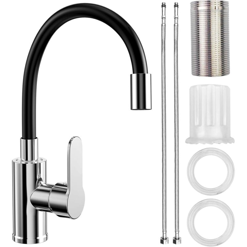 Maniglia Da Cucina Nera, 10 Pezzi, Interasse Fori 160 Mm, Maniglia Invisibile Per Mobili, Maniglia In Alluminio Per Ante Da Cucina, Maniglia Nera Per Cassetti, Armadi E Credenze (interasse Fori 160 Mm