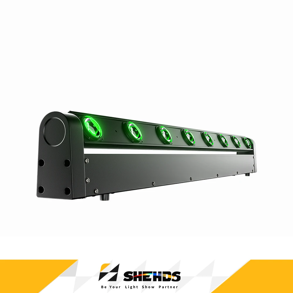 8x12w LED Testa mobile RGBW Fascio Effetto luce scenica Professionale per DJ Disco Festa di nozze DMX512 Luci da bar