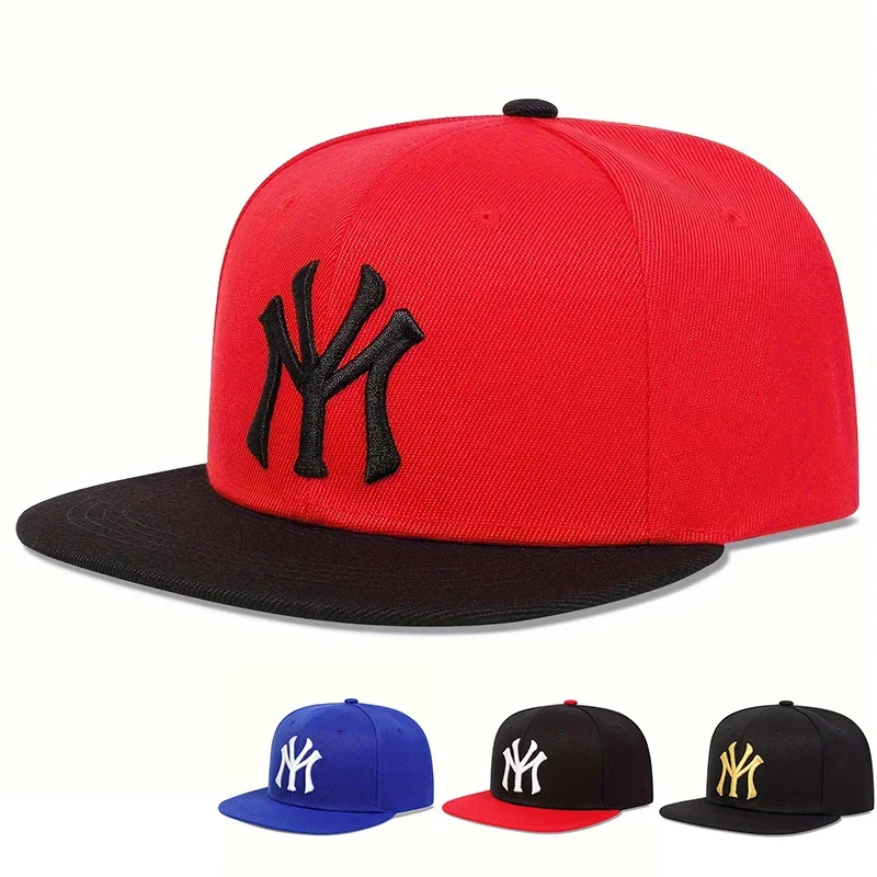Cappelli Hip-hop Unisex con Ricamo di Lettere, Cappellini da Baseball Regolabili per Primavera e Autunno, Cappelli Trucker Casual per Esterni, Cappello Parasole