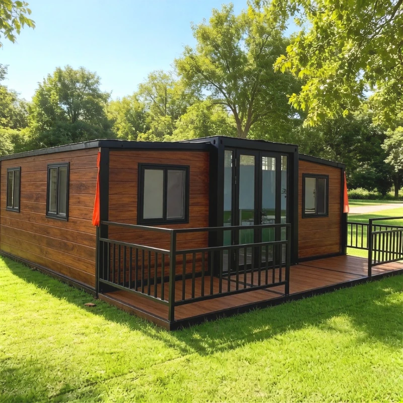 Casa Container Espandibile 20Ft 40Ft, Cabina Forestale Prefabbricata, Veranda, Mini Casa Prefabbricata, Modulo Abitativo, Stanze da Giardino, Stanza Pieghevole