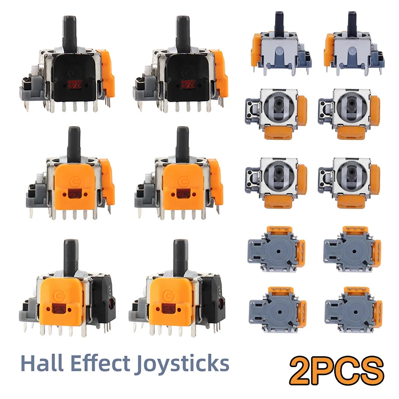 Joystick à effet Hall de remplacement, joystick analogique 3D pour manette PS5/PS4/Xbox One/Switch Pro, pièces de réparation pour joystick, accessoire