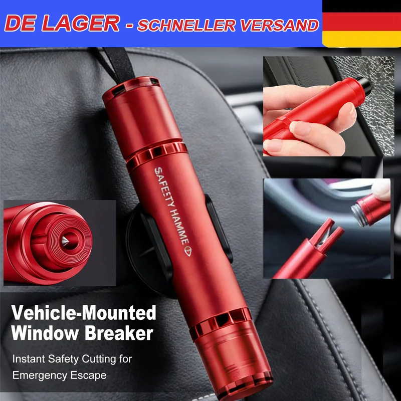 Marteau de secours pour voiture, marteau de sécurité pour voiture, brise-vitre de voiture, outil d