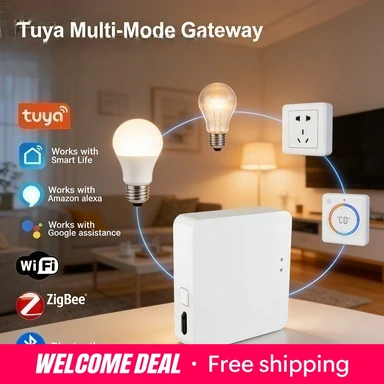 Passerelle Hub Tuya Multi-mode ZigBee Bluetooth sans fil pour appareils électroménagers intelligents, contrôleur à distance, compatible Alexa Google Home