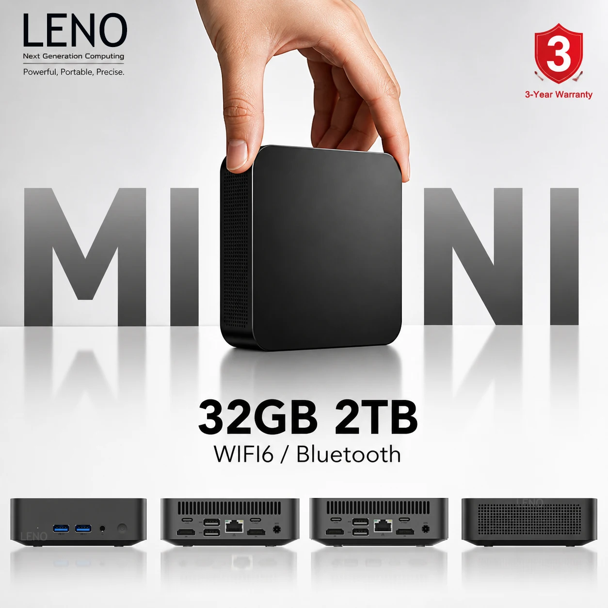 2026 NEW Mini PC Gamer Computer Windows 11 Intel N150 32GB RAM 1/2TB SSD FHD Bluetooth WiFi6 TYPE-C Gaming Office 4K HDMI