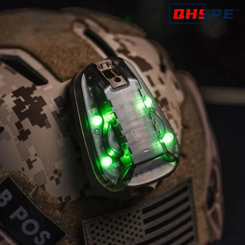 Taktische Helm Marienkäfer Licht Airsoft Sport Helm Licht Rot IR Strobe Wasserdichte Outdoor Survival Sicherheit Signal Flash LAMPE Image