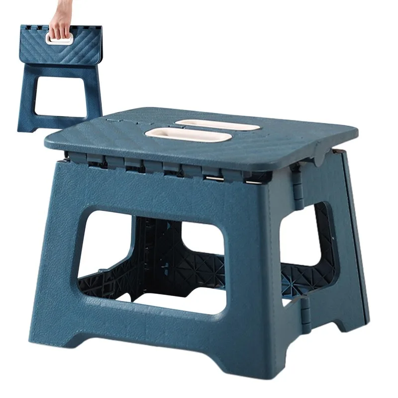 Outdoor-Picknick-Camping-Angelhocker, Tragbare Bank, Zugstuhl, Klappstuhl, Einfacher Verdickter Klapphocker, Mini Tragbar