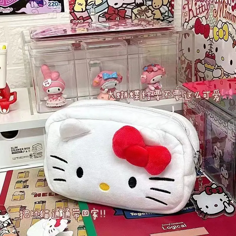 Hello Kitty Cartoon-Federmäppchen, Schreibwaren, große Aufbewahrungstasche, Kawaii-Make-up-Tasche, ein Geburtstagsgeschenk