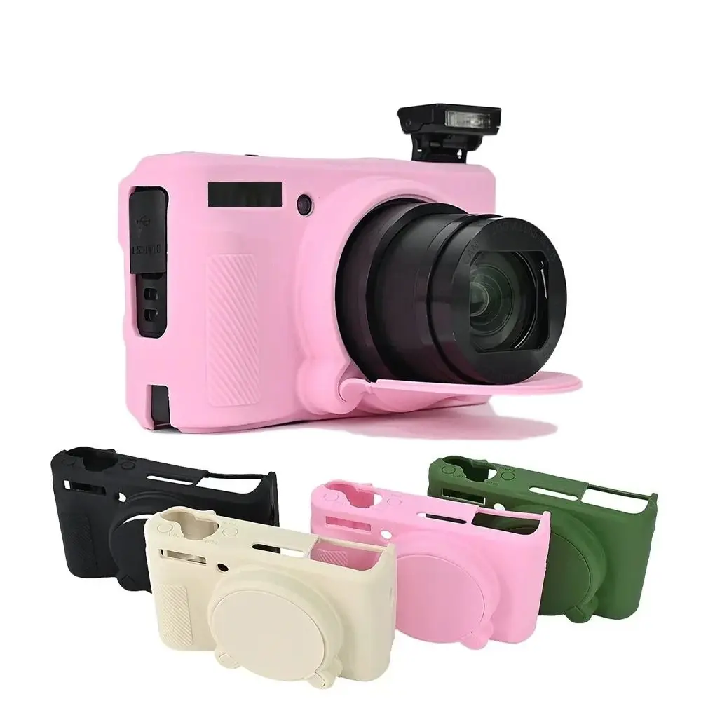 Objektivdeckel, Kamerahülle, vollständig geschützt, Silikon-Kamera-Schutzhülle, weich, für Canon PowerShot SX730 SX740 SX740HS Image