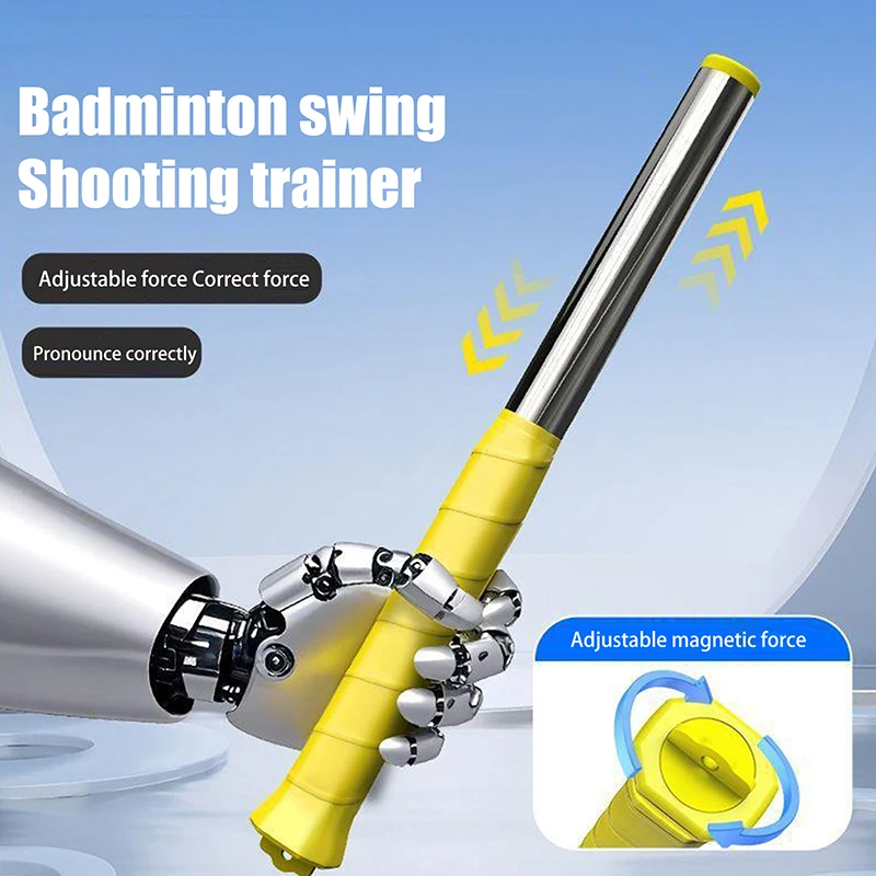 Hochwertiges Einzelspieler-Badminton l Swing Johussle; Verbessert hohe Ball- und Whip-Stroke Image