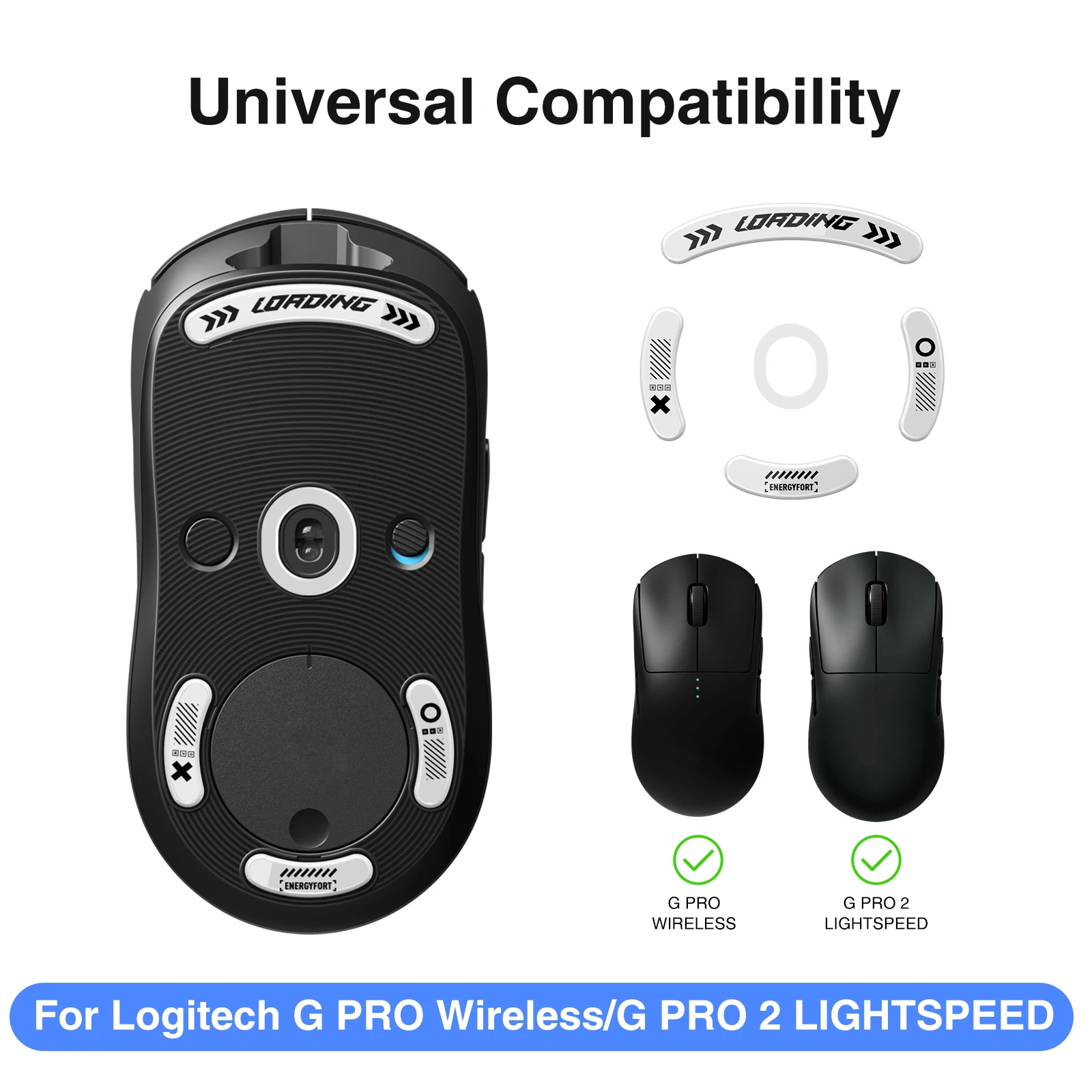 Gläser Maus Glide Skates Für Logitech G Pro Wireless Gaming Mäuse Anti Slip Füße Aufkleber Pads X 2 Pro2 LIGHTSPEED SUPERLIGHT 2 Image