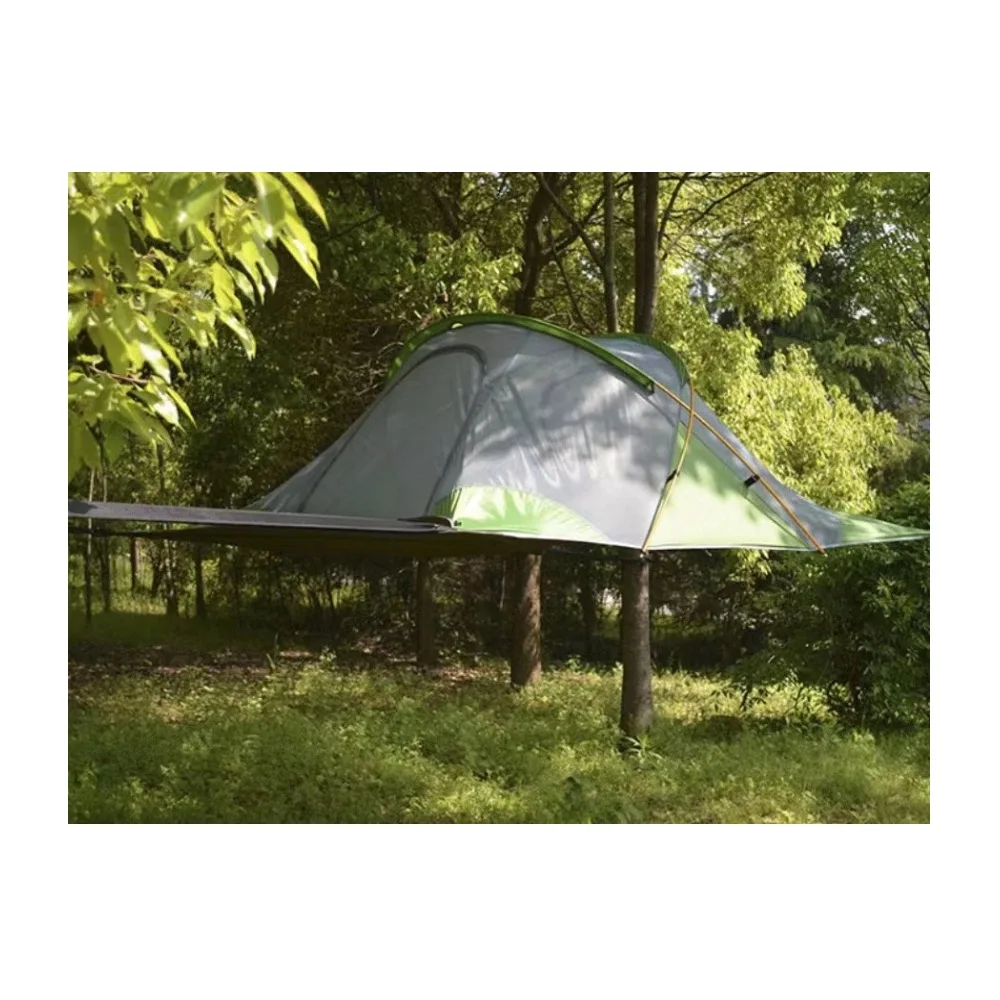 Traveller Camping Outdoor Wandern wasserdichte Hängematte Baum Flach boden Bett hängen Boden Zelt Hängematte Zelt Image