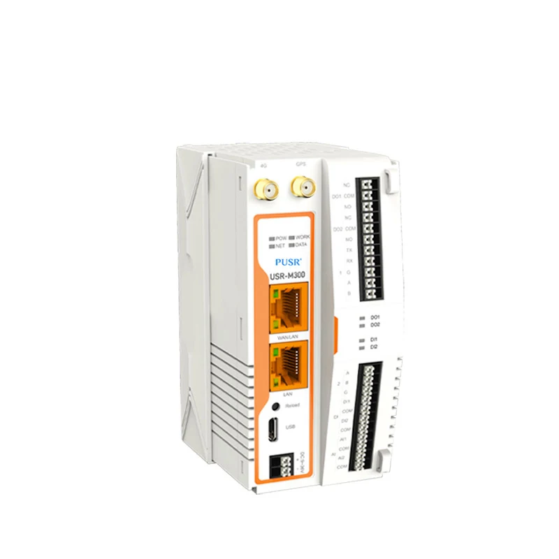 PUSR USR-M300 Hochleistungs-Edge Computing Industrial IoT Gateway Protokollkonvertierung NodeRED Development Gateway Expander IO Image