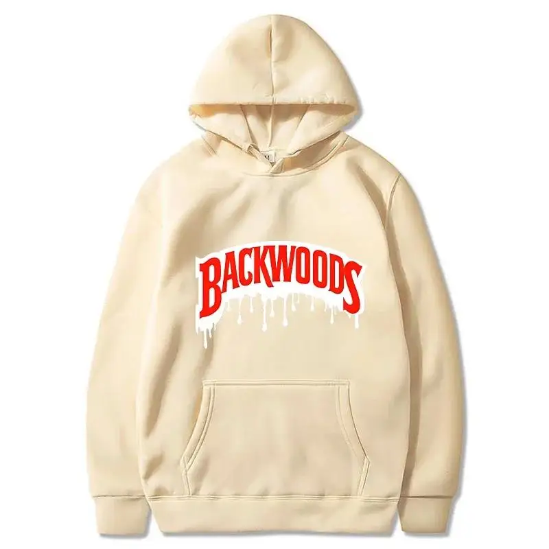 Dripping Backwoods Hoodies Herren Mode Buchstaben Grafik Bedruckte Sweatshirts Damen Lässige Coole Harajuku Streetwear Kapuzenpullover Image