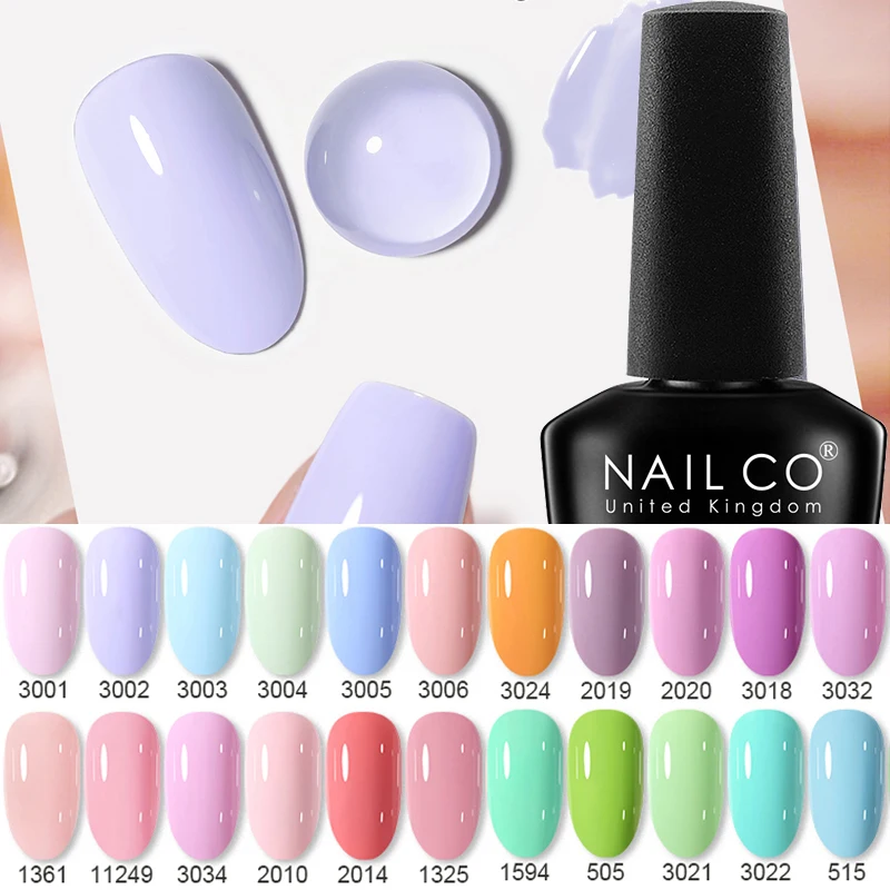 NAILCO 15ml Frühlings-Neuheit Farbiger Nagel-Gel-Lack Hema TPO-frei UV-Gel Nagelkunst-Lack Designprodukte Semi-permanente Maniküre Image