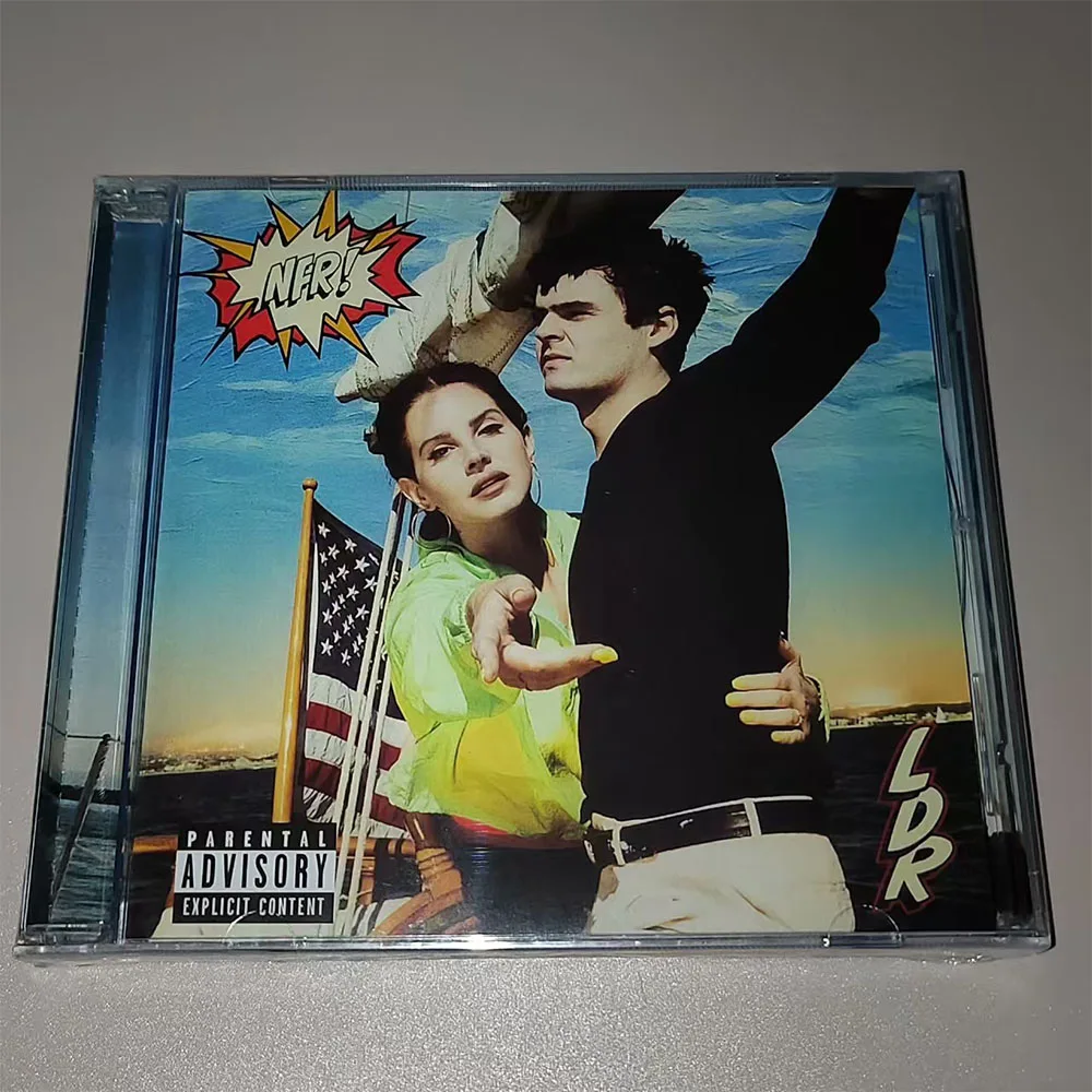 Musik-CD, das sechste Studioalbum der amerikanischen Sängerin und Songwriterin Lana Del Rey, kurzgelegt als NFR! Veröffentlicht am 30. August 2019 Image