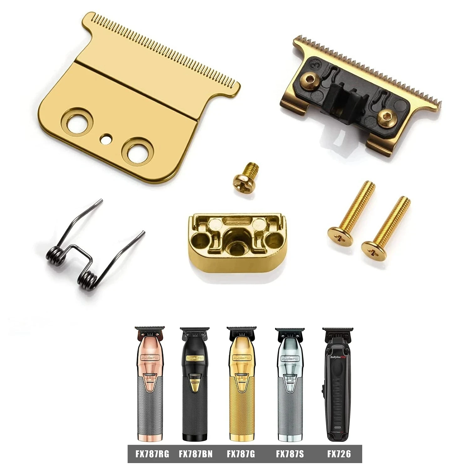 Professionelle Ersatzklinge FX707 passend für Babyliss alle FX787 und FX726 Haarschneidemaschinen, Barber-Trimmer, Clipper-Klinge Image