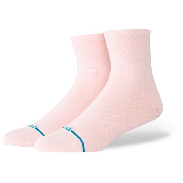 Stance - Women's Fine Rib Quarter - Multifunktionssocken 35-37 | EU 35-37 rosa