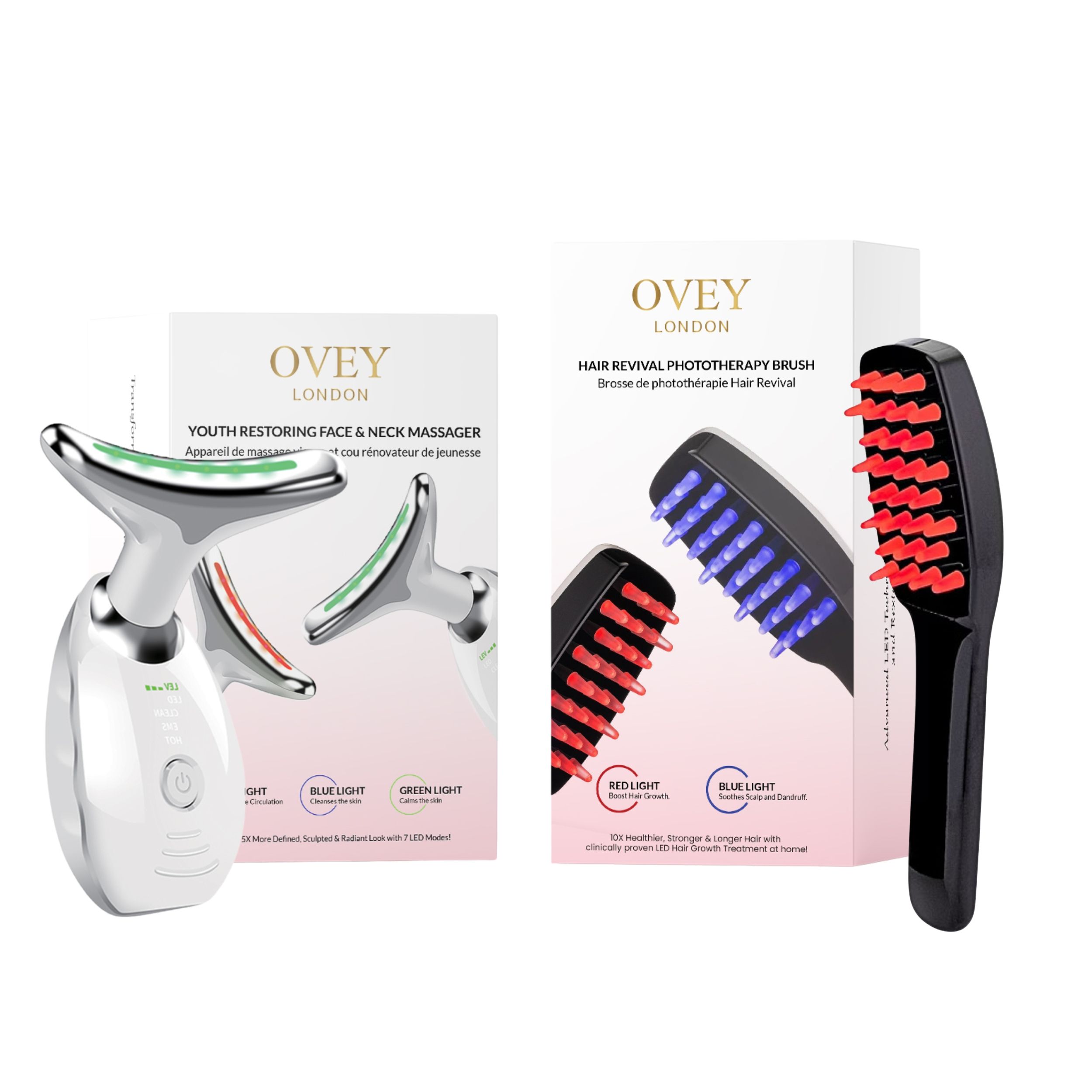 OVEY LONDON Kit per il trattamento anti-età di viso e capelli 1 St