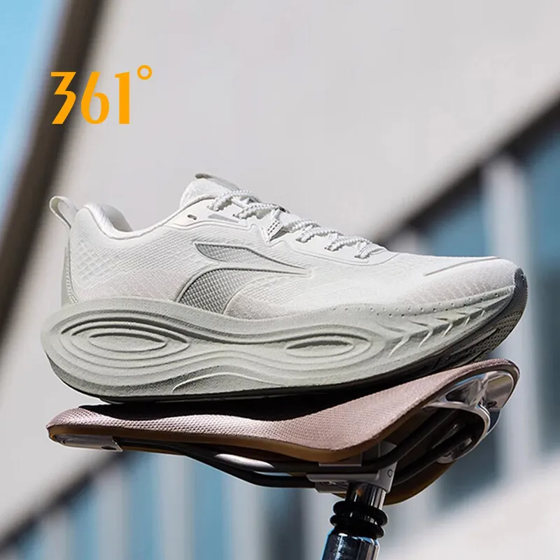361 Grad PopBlaze 5 Herren-Laufschuhe, neue Dämpfung, atmungsaktive, rutschfeste Outdoor-Jogging-Männer-Turnschuhe mit dicken Sohlen, 672532212 Image