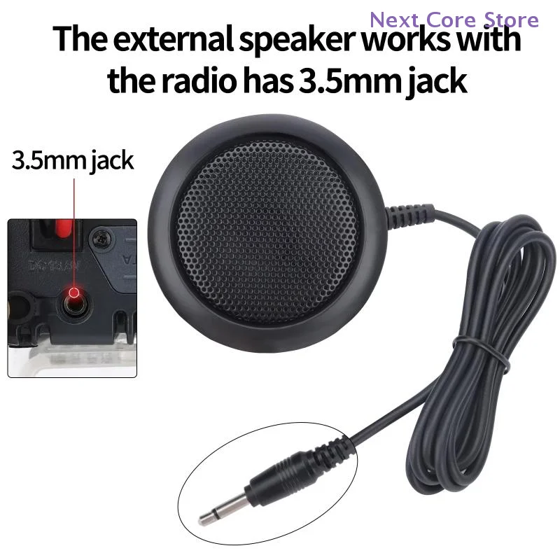 1Pcs Mini Externe Lautsprecher Klaren Klang Mit KG-M70 AR-M6 AR-318 CB Universal 3,5mm Audio Stecker Auto Radio mobile Radio Image