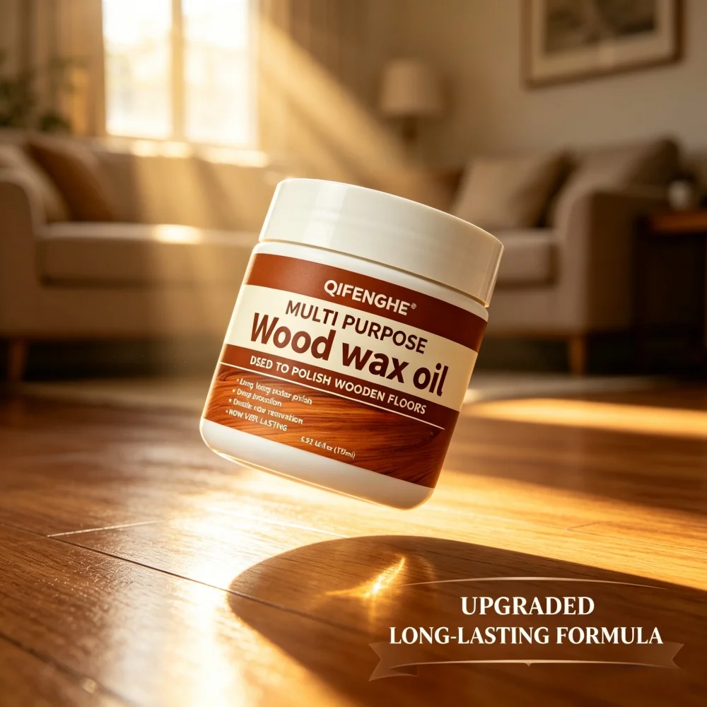 QIFENGHE 175ml Mehrzweck-Holzwachsöl, Holzbodenpolitur, Langanhaltender Glanz & Tiefgehender Schutz Image