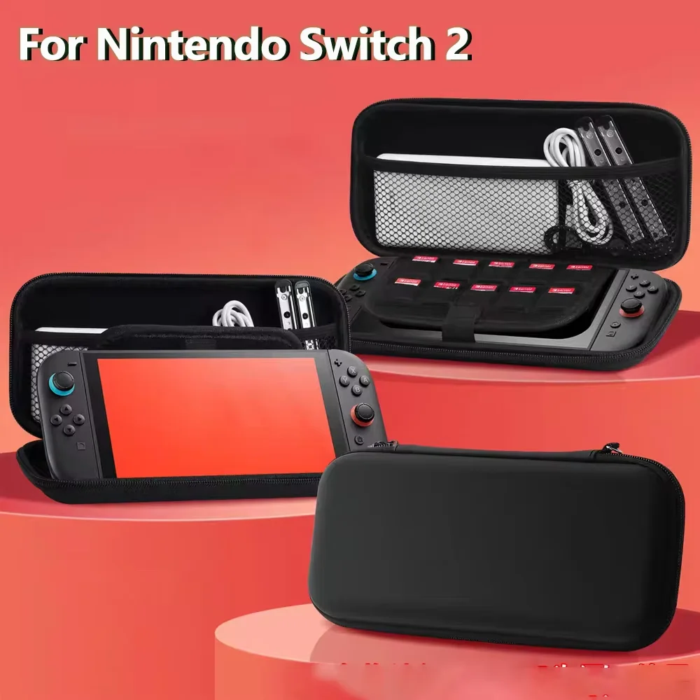EVA Tragbare Hartschalen-Tragetasche für NS Switch 2 mit Spielkartenfächern für Nintendo Switch 2 Zubehör Image