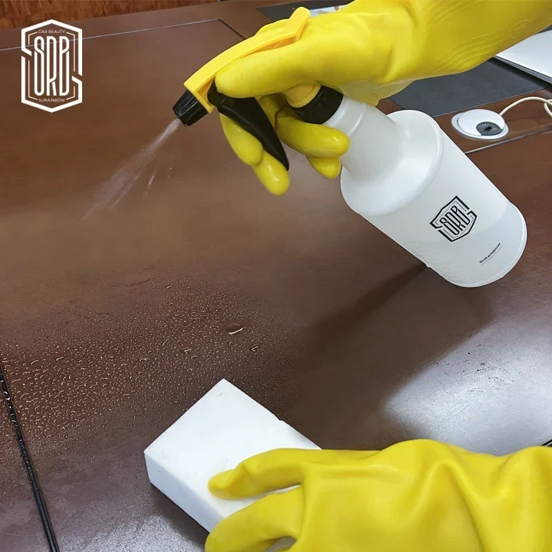 750ML Leere Wiederverwendbare Kunststoff-Sprühflaschen für Reinigungslösungen, Wasser, Autopflege oder Bad und Küche Image