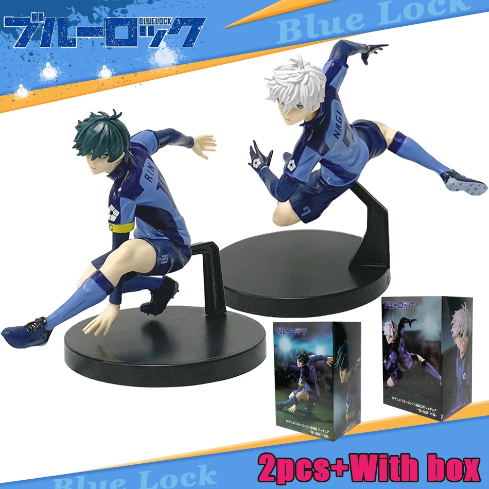 BLUE LOCK Anime-Figuren Puppe Nagi Seishiro Rin Itoshi Actionfigur Modell Spielzeug für Kinder Geschenk Image