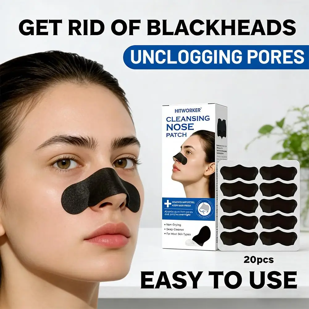 Unisex Mitesser-Entfernungsmaske Nasenstreifen Porenverfeinernde Reinigungsstreifen Nasen-Mitesser-Entferner-Aufkleber Hautpflege-Maskenpflaster Image
