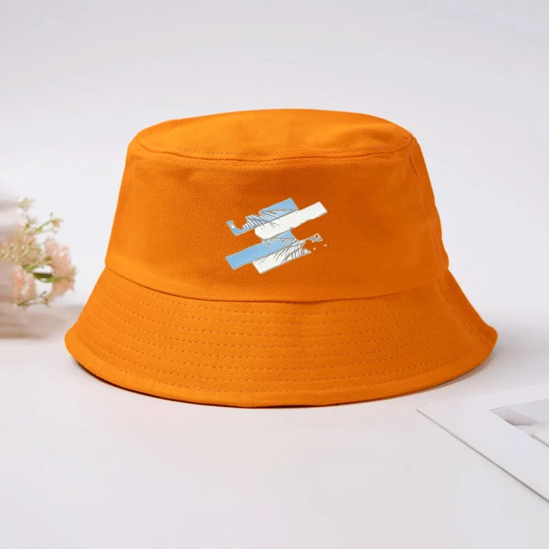 Outdoor-Urlaubsmütze, Unisex, atmungsaktiv, mit Kokosnuss-Ozeanwellen-Print, Fischerhut aus Baumwolle, Sommer-Fischerhut, tropischer Strand-Sonnenhut Image