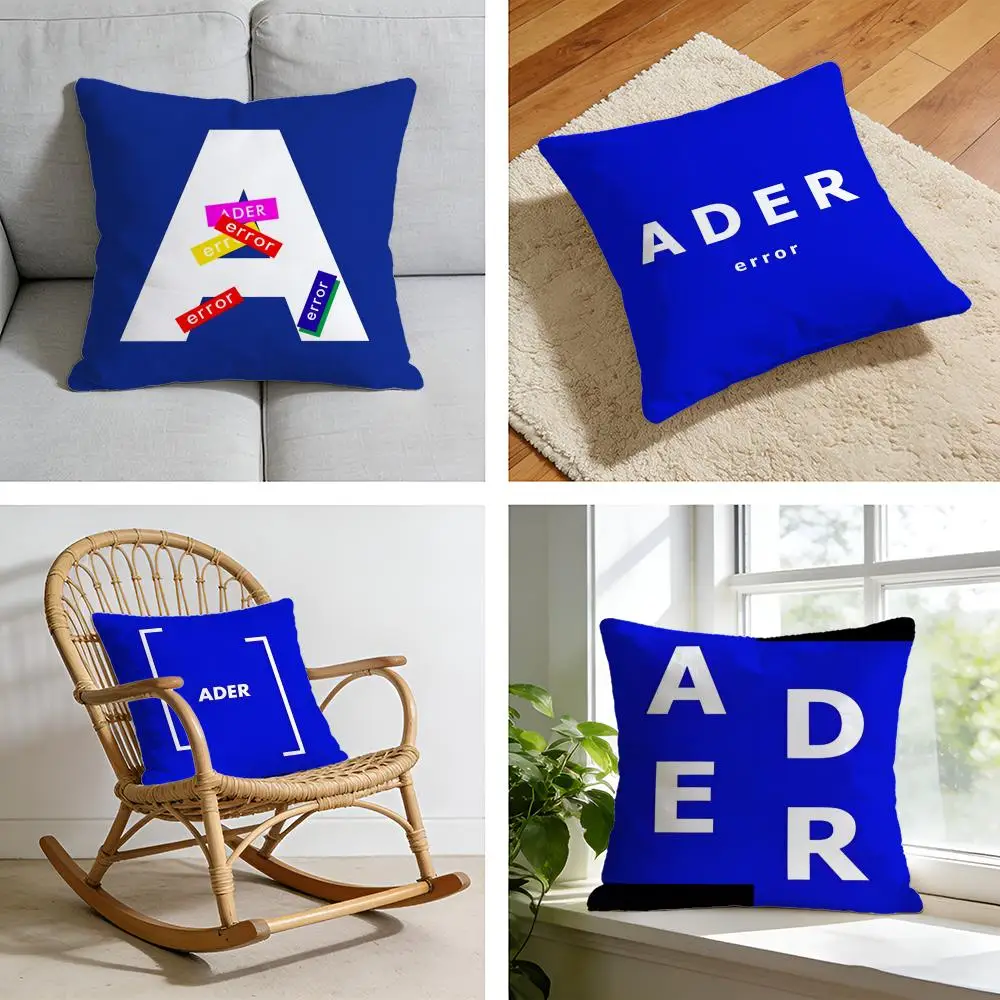 Brands A-Ader E-Error Kissenbezug, kurzer Plüsch-Kissenbezug für Bett, Sofa, Auto, waschbar Image