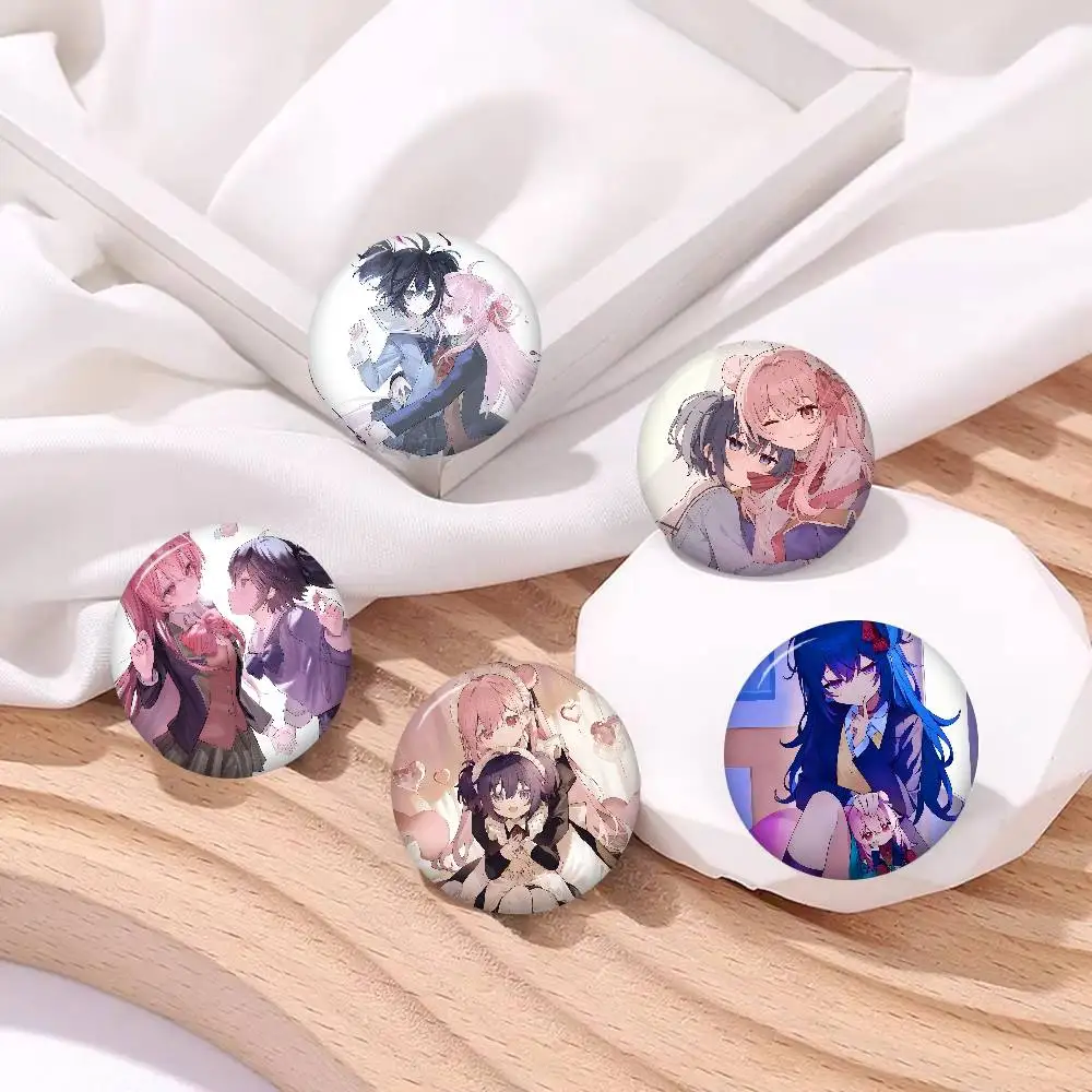 Anime Happy Sugar Life Kreative Weiche Anstecknadeln aus Weißblech mit Tiermotiven, Broschen, Reversnadeln, Rucksack-Abzeichen, Accessoires Image