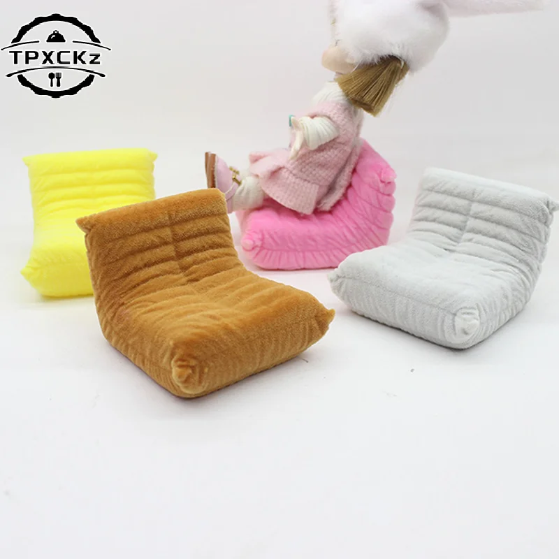 Canapé Miniature pour maison de poupée 1:12, sac de haricots, meubles de maison, modèle de décoration, ornements de scène, accessoires pour maison de poupée