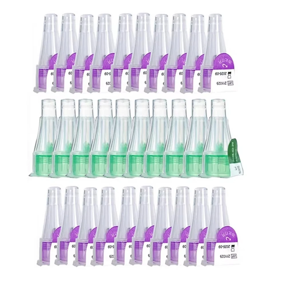 100 Stück Insulin-Injektionsstift-Nadeln Universal 32G-4mm/31G-6mm Einzeln Verpackte Sterile Insulin-Stiftspitzen Image
