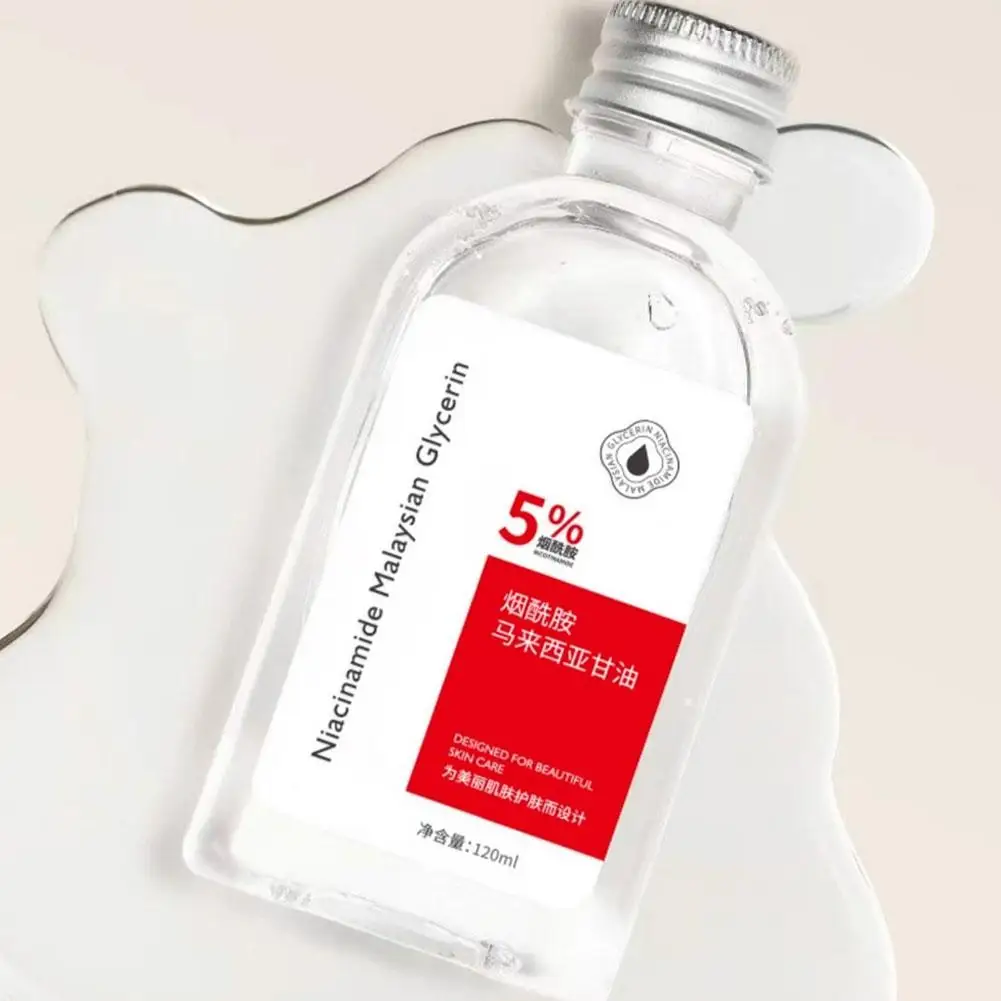Malaysisches Vitamin-E-Glycerin-Gesichtsöl mit 5% Niacinamid - Feuchtigkeitsspendendes Hydratisierendes Make-up-Basis-Serum für Trockene, Glanzlose Haut Image
