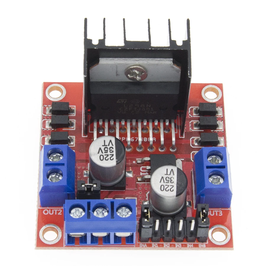 L298 Neue Dual H Brücke DC Schrittmotor Drive Controller Board Modul L298N für Arduino schrittmotor smart auto roboter Image