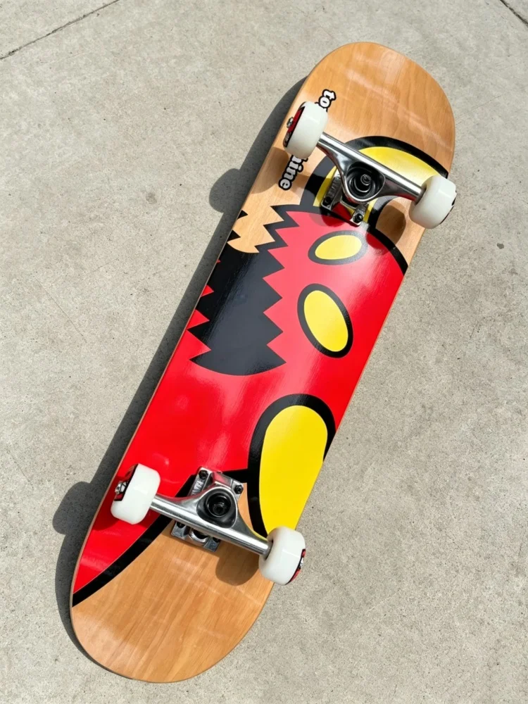 Marken-Rabatt-Skateboard: Pro Street Skateboard mit Aluminium-Trucks, 8 Zoll Double Kick Skateboard