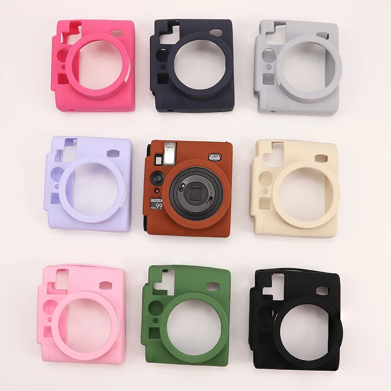 Kameratasche für Fujifilm Instax Mini 99 Kamera Silikon-Schutzhülle Objektivabdeckung Weiche Hülle Kratz- und Sturzresistent Image