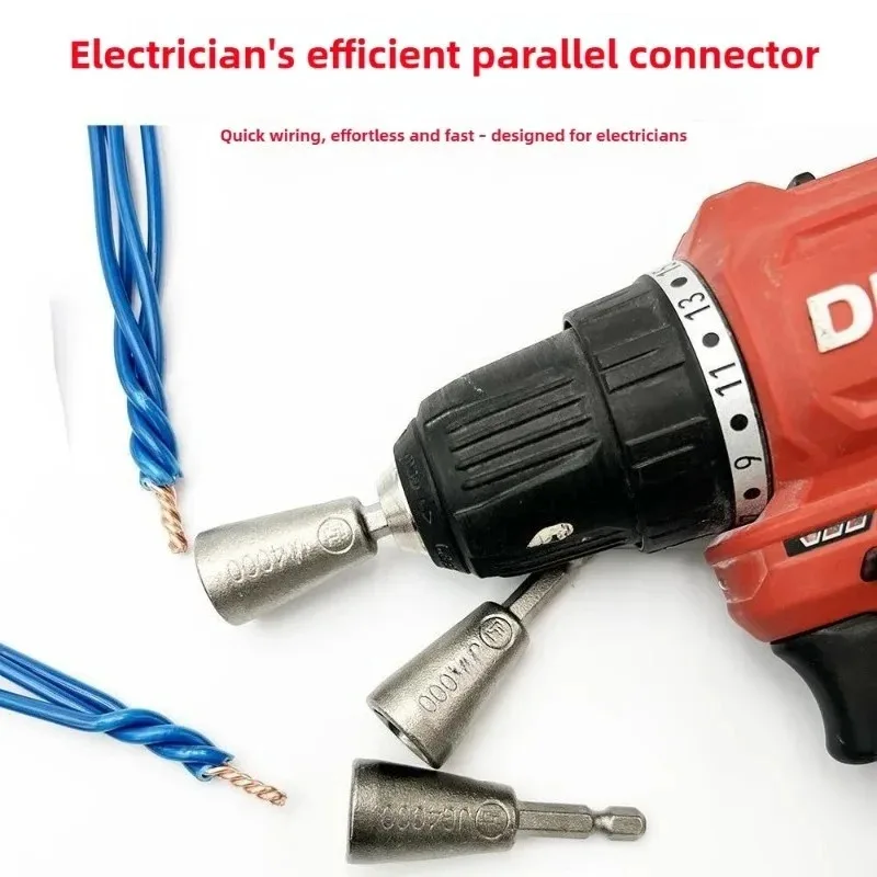1 Stück Drahtverdrillungswerkzeug, Schneller Verdrillungsapparat für Elektriker, für Bohrschrauber, Verdrehte Kabelverbinder, Multifunktionswerkzeug Image