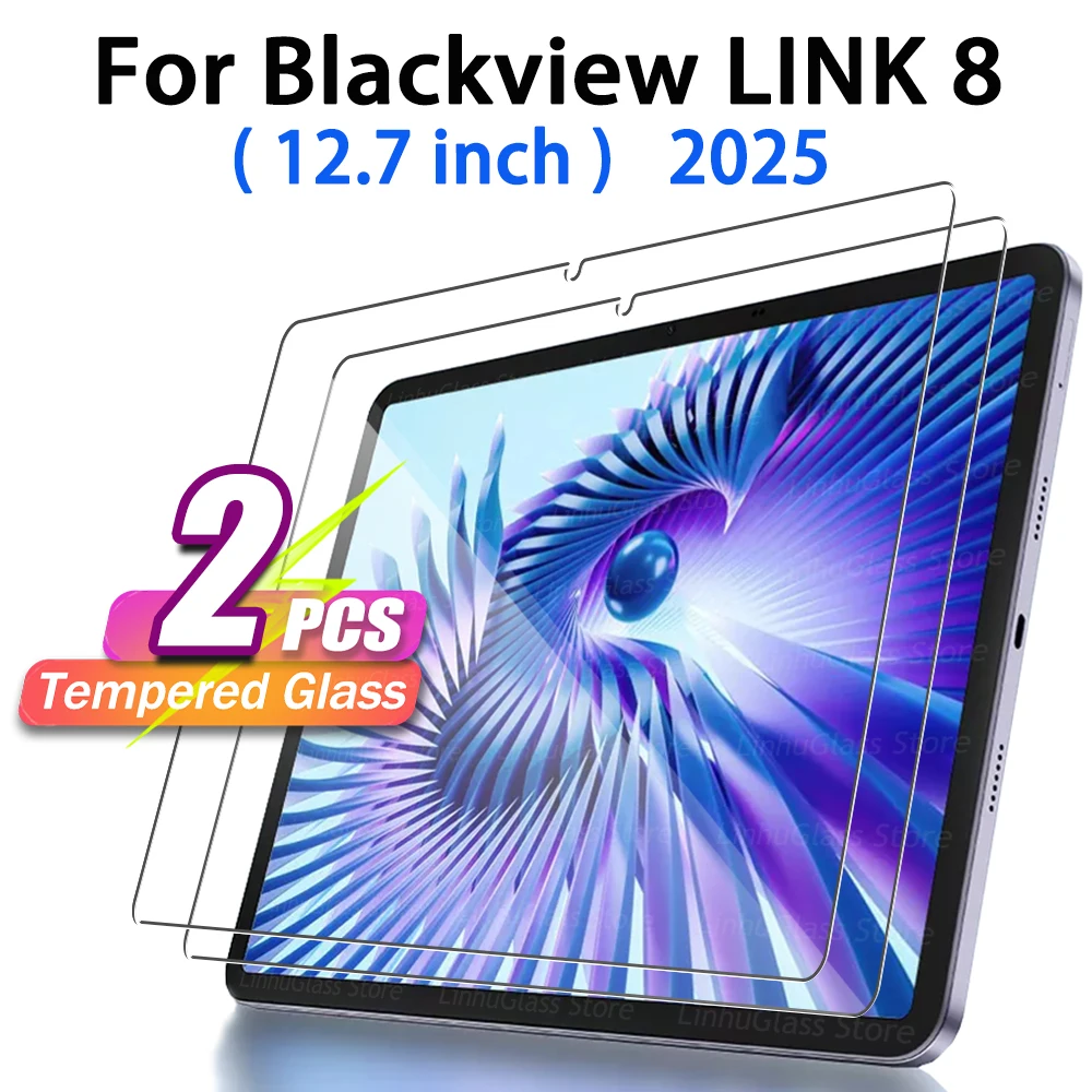 Tablet-Schutzfolie für Blackview LINK 8 (12,7 Zoll) 2025 HD Klar 9H Härte Kratzfester Displayschutz Schutzglas Image