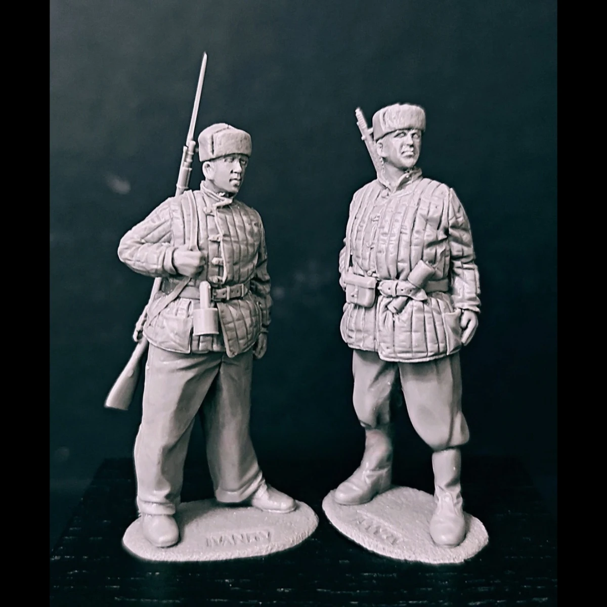 1/35 Resin-Soldatenmodell GK Militärthema Moskauer Miliz unmontiertes und unbemaltes DIY-Set 1230R Image