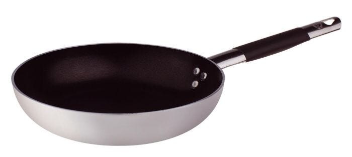 PENTOLE AGNELLI AGNELLI- ALSC111BBSC28 - KLEINE GEWÖLBTE BRATPFANNE 3 mm - CLASSIC "COOL" - 28 cm Ø Image